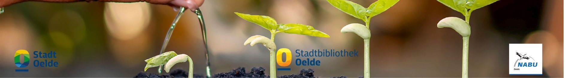 Banner für die Saatgutbibliothek