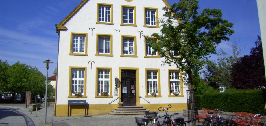 Blick auf die Stadtbibliothek Oelde